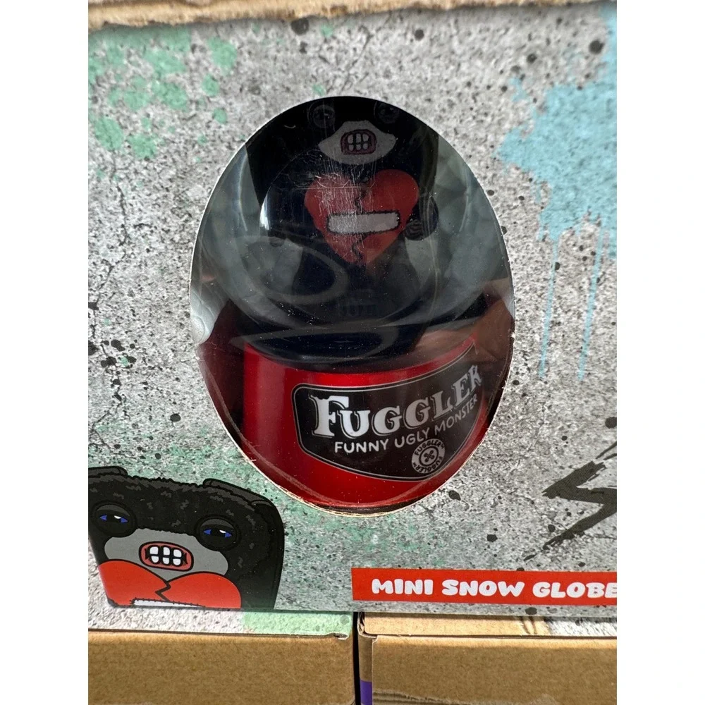 Fuggler Mini Snow Globe Funny Ugly Monster Toy Figure with Box‎ Collectible